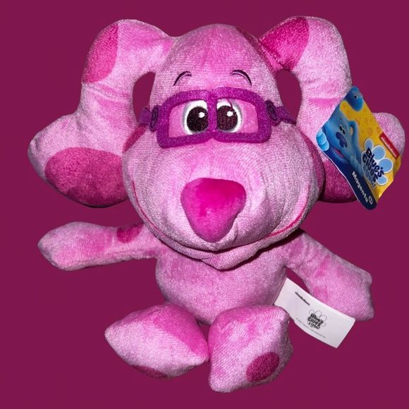 Blue’s Clues Magenta Best Friend with Glasses 11” Plush - Picture 2 of 5